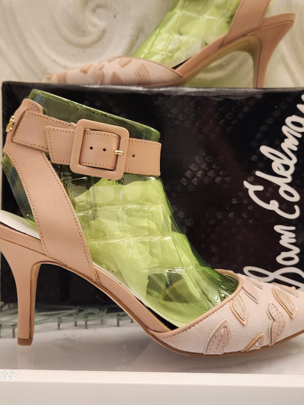 Sam Edelman "Oleanna" Pink Lips Suede Heels. NIB. Size 8.5